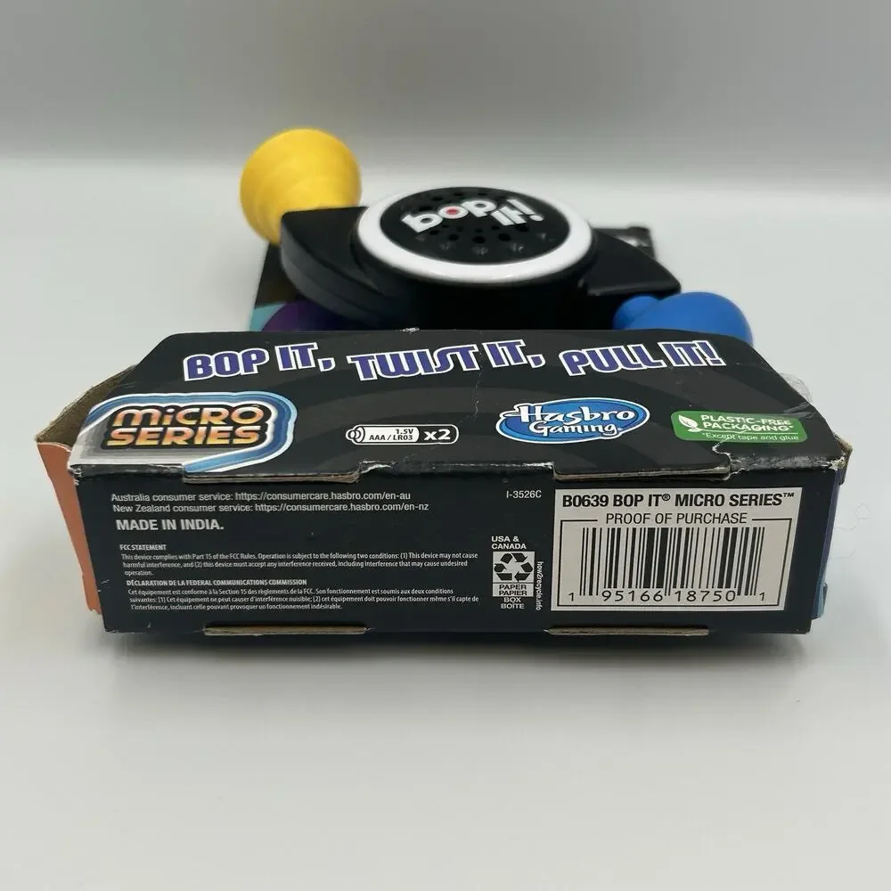 Hasbro NEW Mini Bop It Micro Series Bop It Twist It Pull It Handheld Game Toy